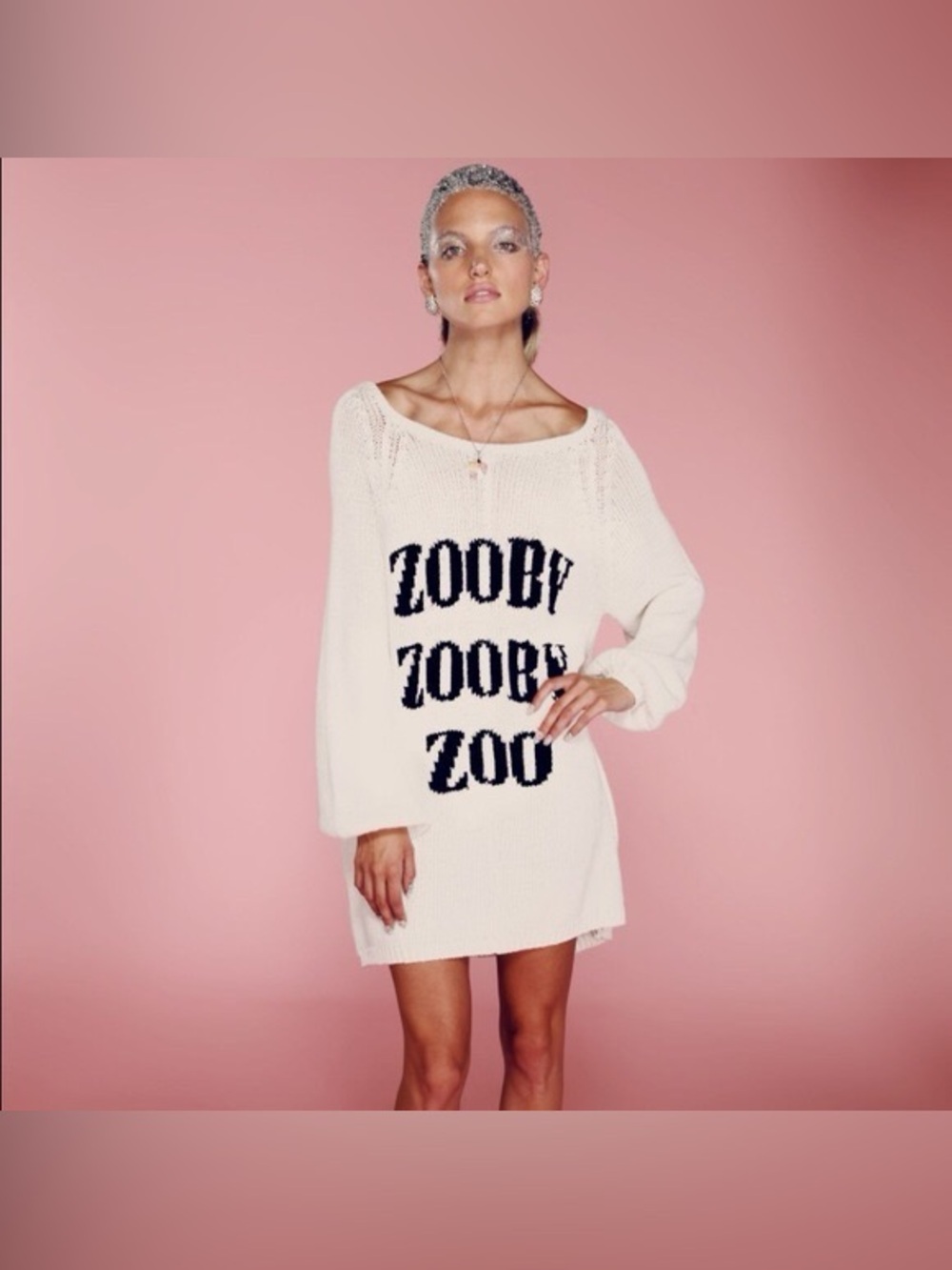 Wildfox Zooby Zoo knit sweater